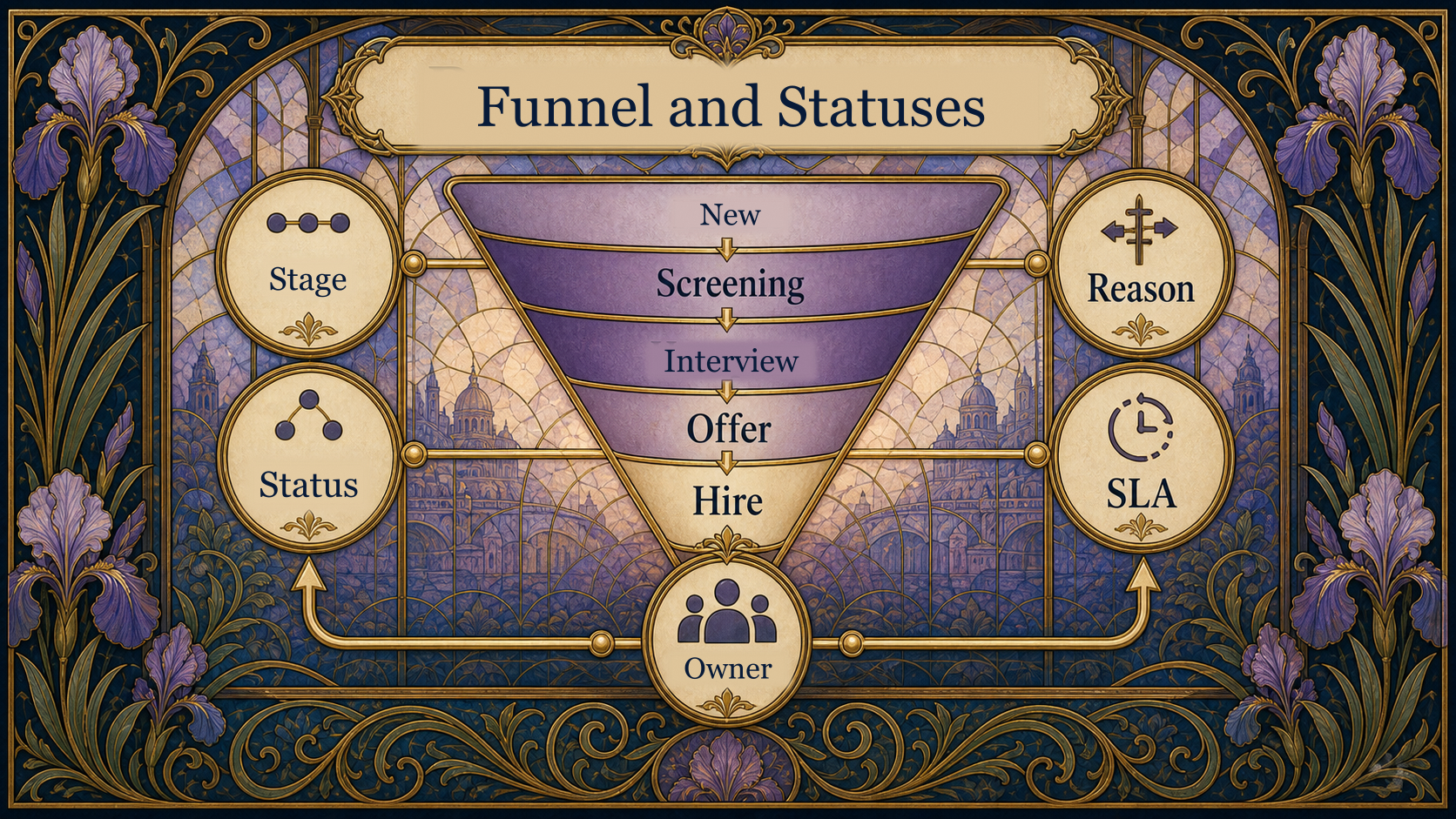 Funnel operating map