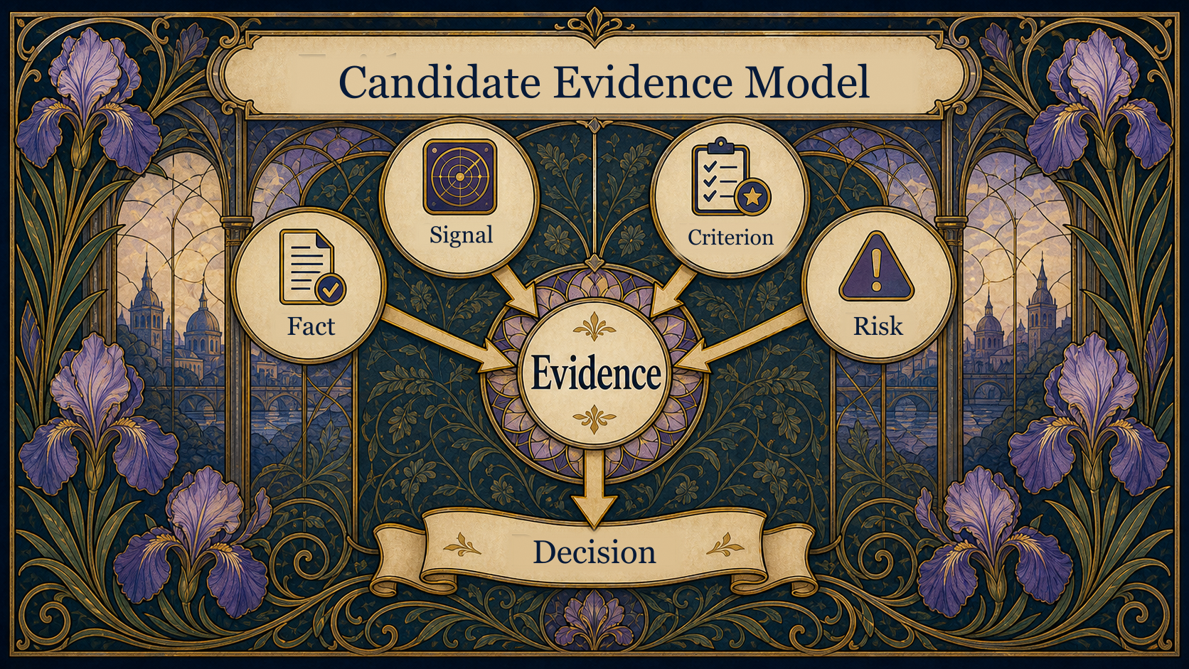 Candidate evidence model