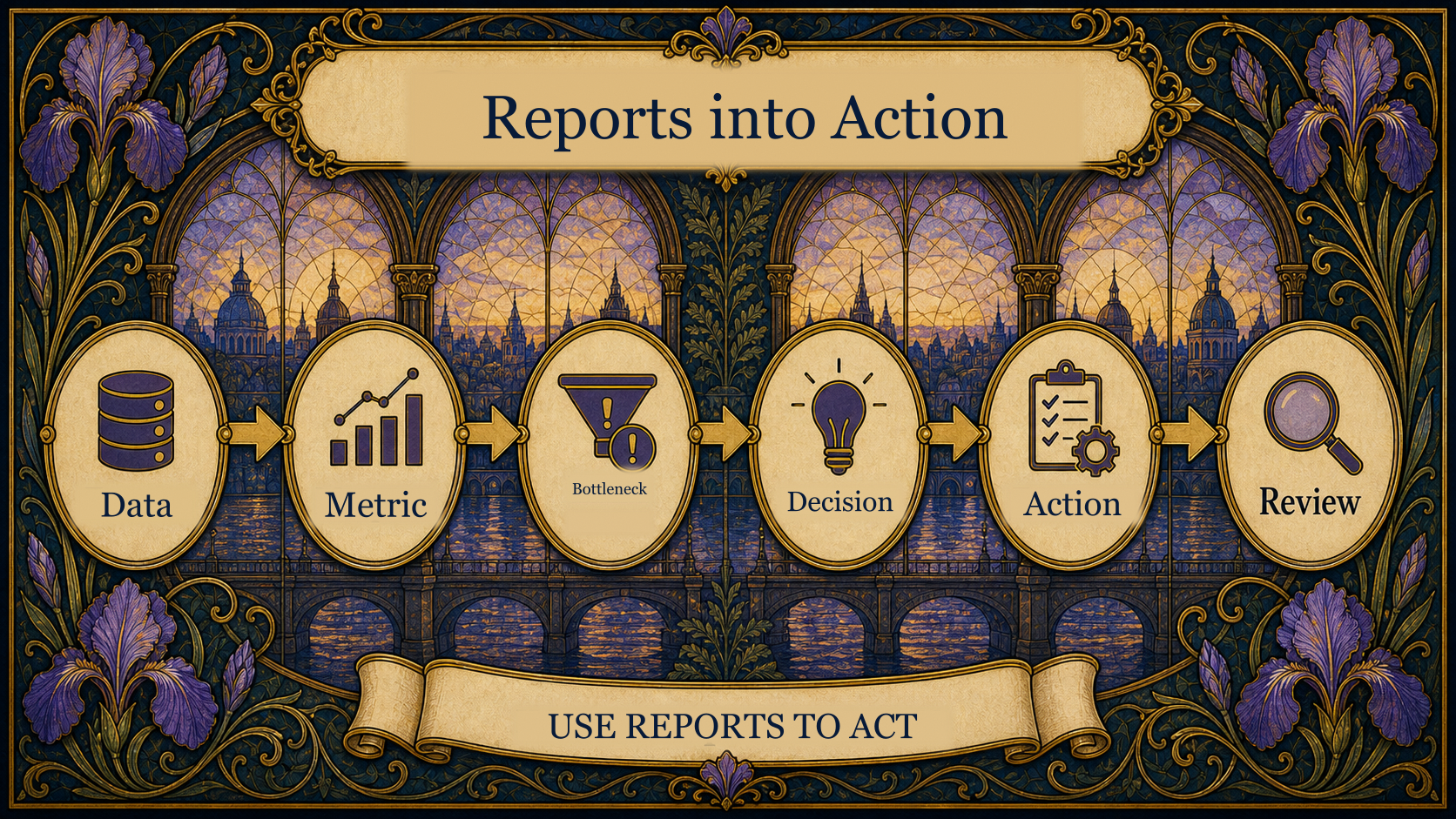 Reports to process map