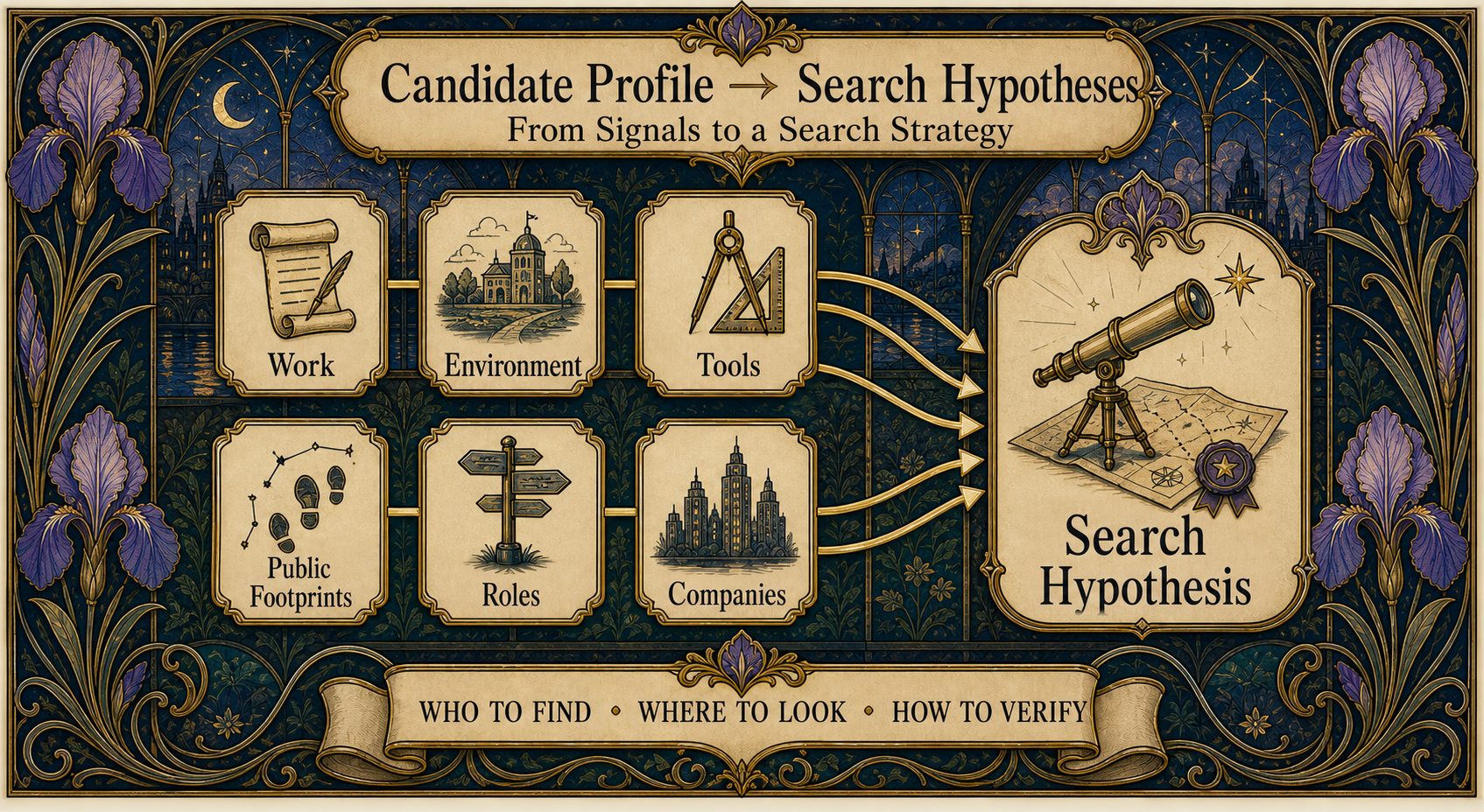 Portrait and search hypotheses