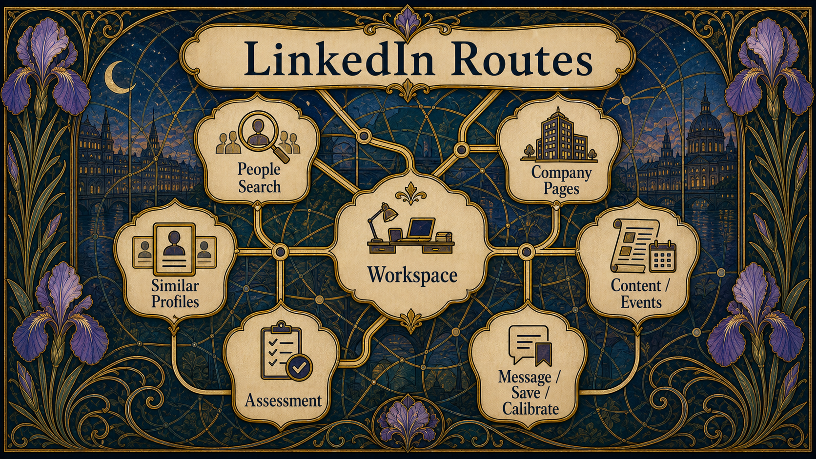 LinkedIn routes