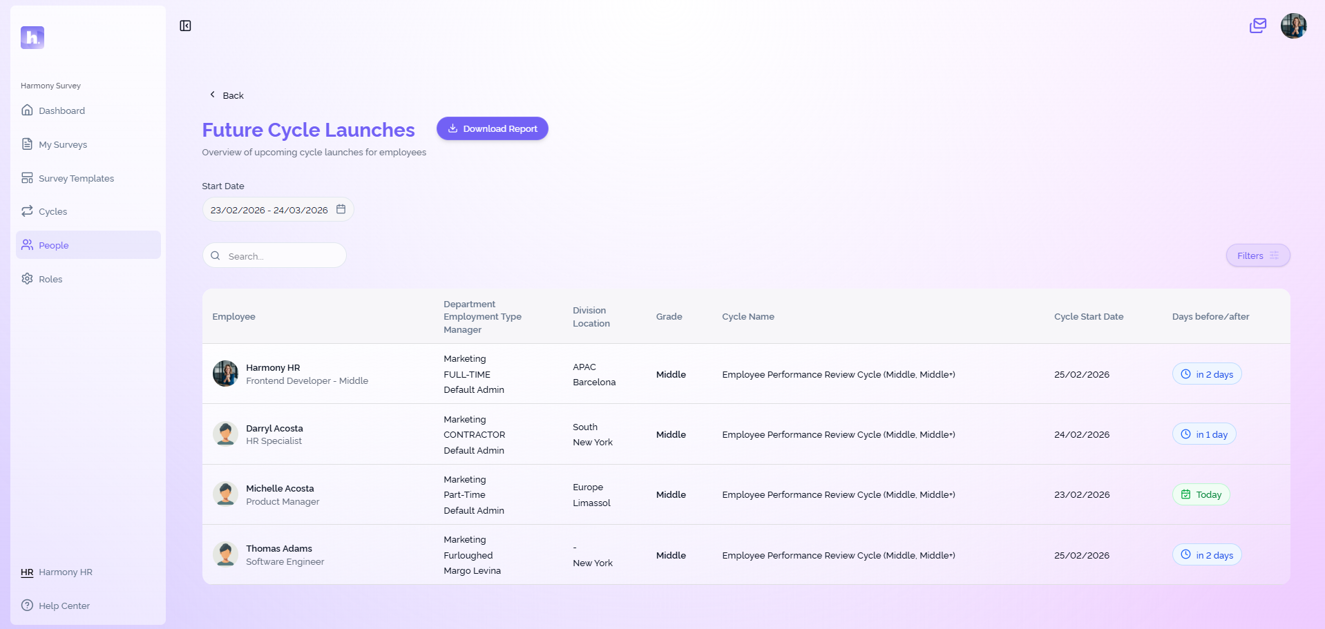 Targeted launches and automatic reminders